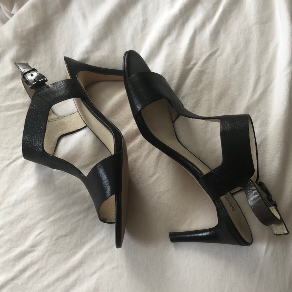 Michael Michael Kors Black T Strap Heels